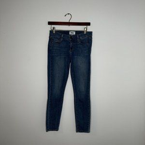 Paige Women's Size 26 Verdugo Crop Dark Wash Denim Jeans